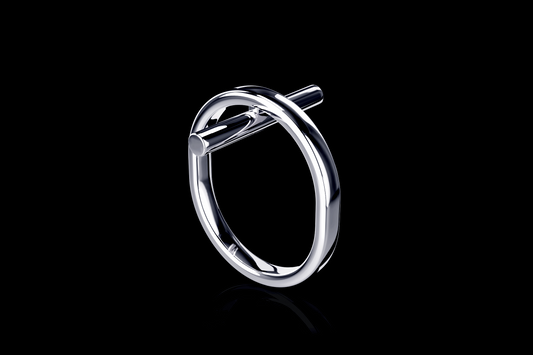 “NDAG” Rod Petite Gold Ring