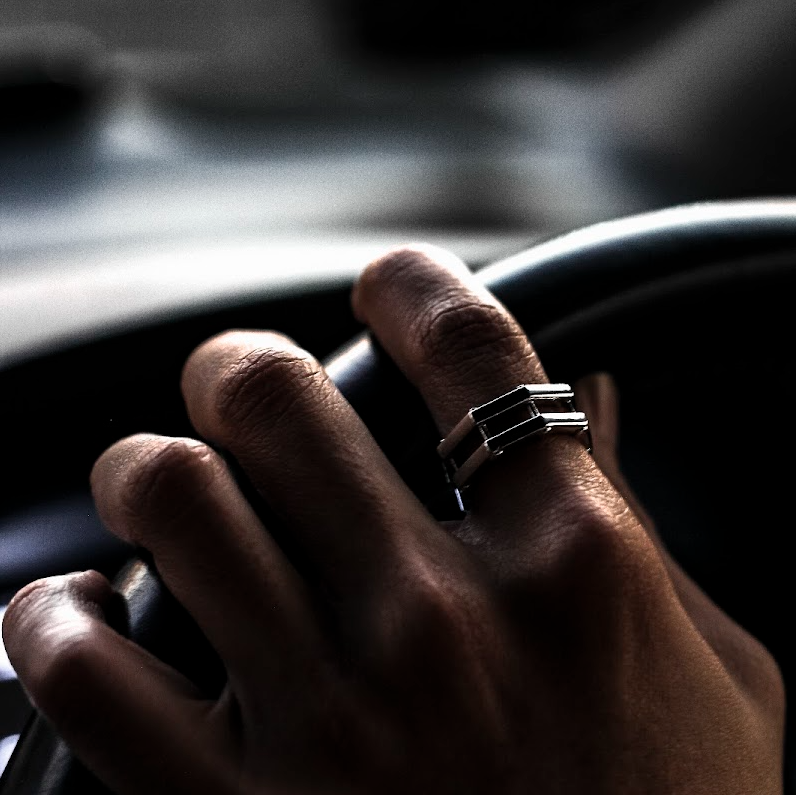 "NDAG" OCTO Silver Ring