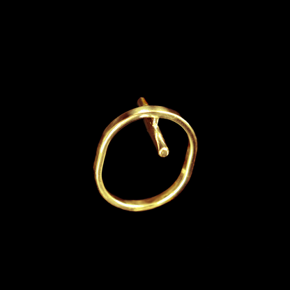 “NDAG” Rod Petite Gold Ring